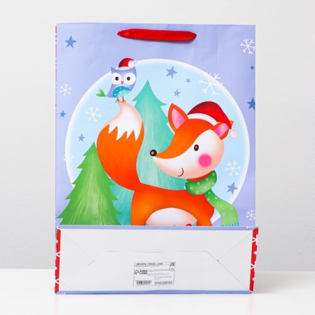 Laminated package, "New Year's Fox" 31 x 42 x 12-1