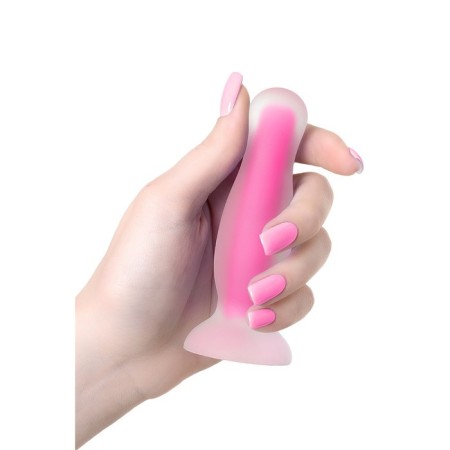Anal sleeve "Pitches-fire", glowing in the dark, silicone, color transparent-6