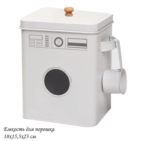 Lenardi powder container, metal, 6.4 l