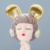 Highlight "Girl in Headphones" LED 15W brown 24x10x34 cm Risalux