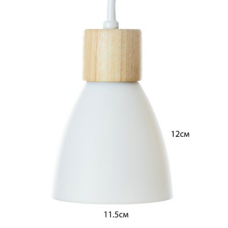 Bra "Vincent" E27 40W white 12x23.5 cm-4
