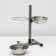 Stand with bowls, 2 x 700 ml, height 40 cm, collapsible, green