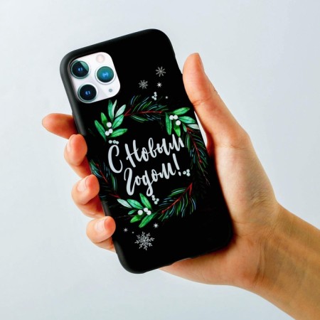 Case for the New Year's "Happy holiday", on the iPhone 11 Pro-1