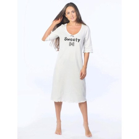 Night shirt Sweety, size 44, milk color