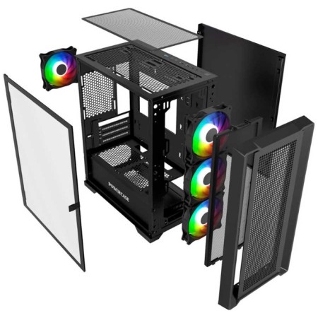 PowerCase Alisio Micro X4B V2 (CAMCXB-A4) case-5