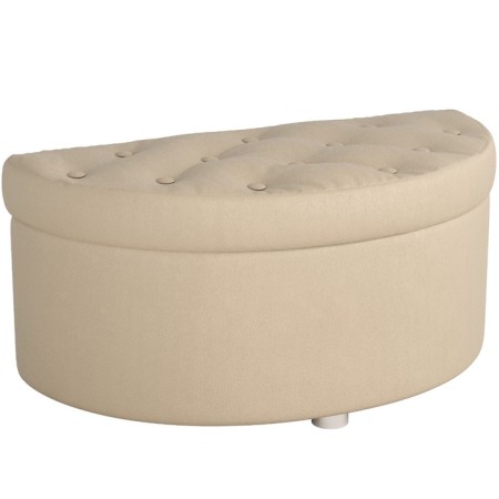 Bangage "Luna", 830 × 410 × 430 mm, leatherette, coffee color with milk-2