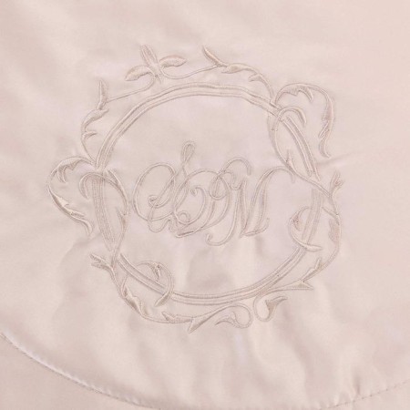 A set with a blanket "Tiara", size 160x220 cm, 160x240 cm, 50x70 cm, beige color-2