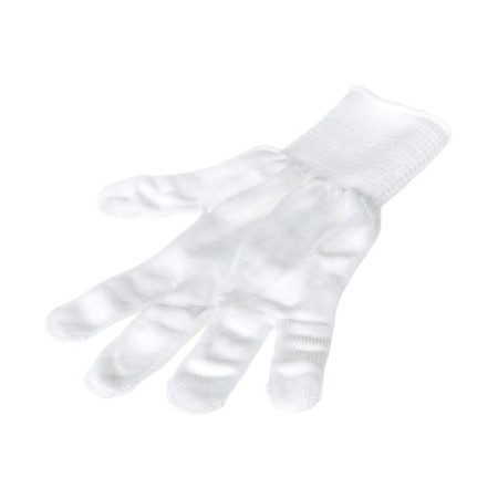 Nylon gloves, knitting class 13, size 9, white-1