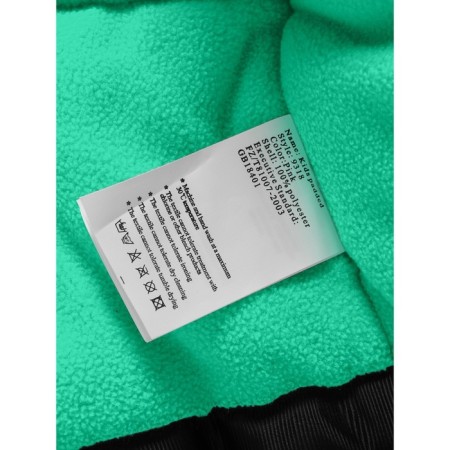 Ski costume for a girl, height 128 cm, green color-11