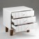 Tumbling bedside Astoria 3, 510x380x530, white/ white MDF 19mm
