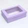 Folding box "lavender", with a window 30 x 20 x 9 cm