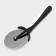 Knife for pizza and dough Magistro Vantablack, 18 × 6.8 cm, black color