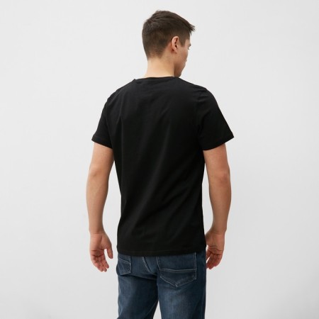 T -shirt male, black color, size 56-6
