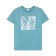Female T -shirt, size 46, turquoise color