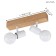 Townshend 2x60W lamp E27 brown, white