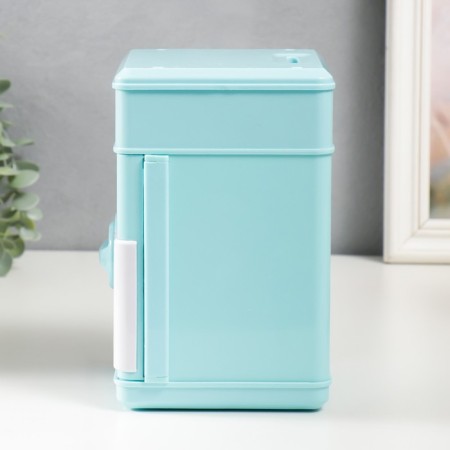 Piggy bank Plastic "safe. Puppy" code castle, sound aa blue 13x12x19 cm-3