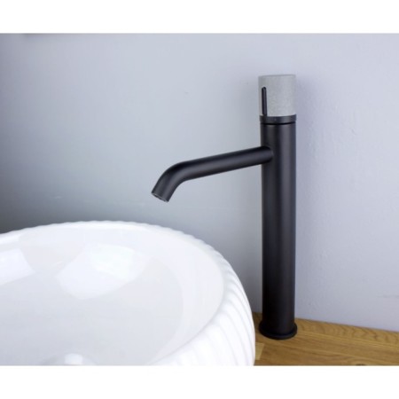 Bronze de Luxe Focus 24615BG sink mixer, pour 167 mm, brass, black/gray-5