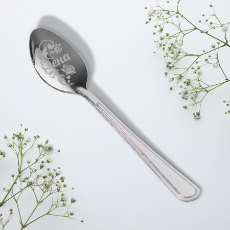 A name spoon on the card "Elena", 3 x 14 cm.-3