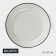 Porcelain dessert plate Magistro "sea breeze", d = 20 cm, white color