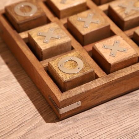 Game table "Crosses-nolics" 17x17 cm, manpower, steel-4