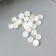 Tops for creativity plastic "Circle" mother -of -pearl set 30 pcs d = 0.8 cm
