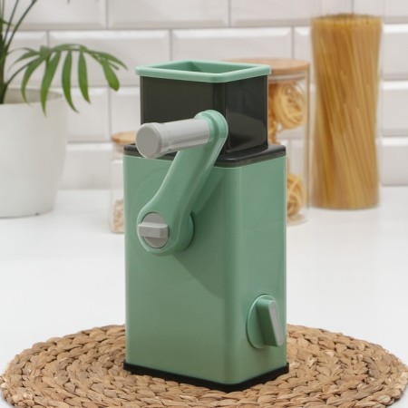 Multifunctional kitchen combine "Lasi", 4 nozzles, brush, green color-2