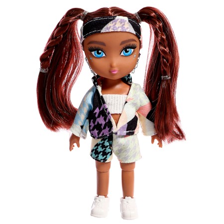 Doll "Cool Baby" with accessories, in a jeans overalls, in a package-7