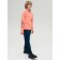 Turtleneck for the boy Pelican, height 122 cm, color orange
