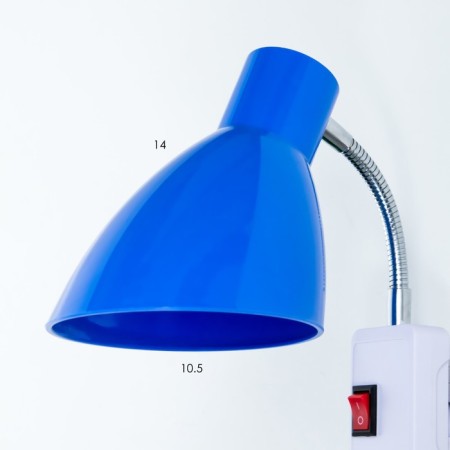 Sconces in the outlet "Classic" 1x10W E27 blue 10x14.5x25 cm-6