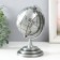 Souvenir Metal "Globe" silver 10.5x11x18.5 cm