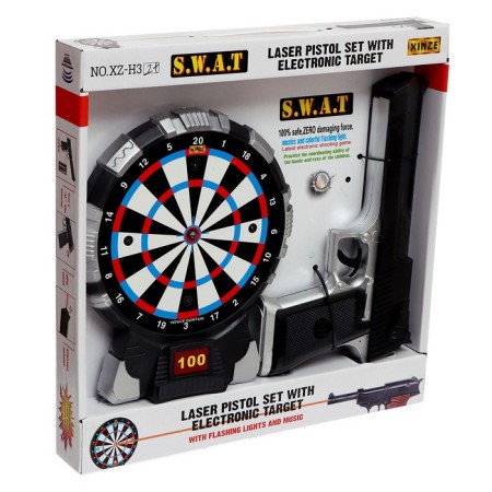 Electronic shooting range "Cool special forces", light and sound effects, works from batteries-9