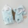 Set for discharge Winter Kinderlitto "Firebir Starks", 5 objects, height 56-62 cm, blue color