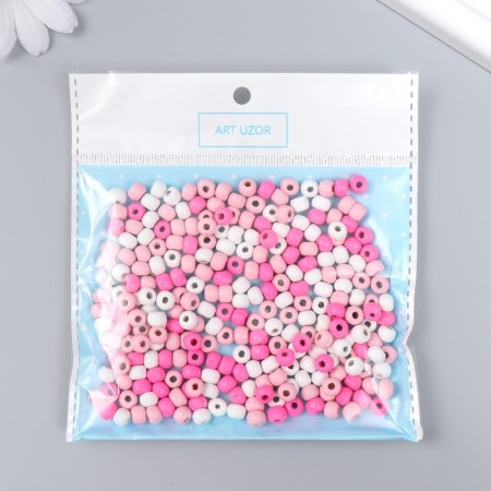 Beads for creativity tree "Balls. Pink pastille" set 20 grams d = 0.6 cm-2