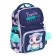 School backpack 37x28x14, ergonomic back, Devente Smart 14l, Happy Owl, for girls, turquoise/purple
