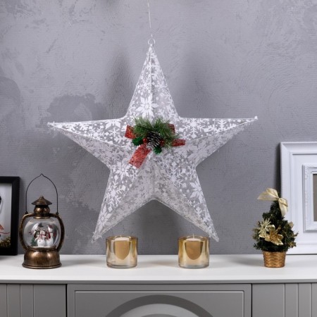 LED figure "Star" 30 cm, metal, 220 V, glow of multi-1