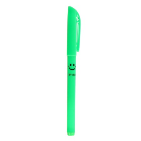 Gel pen, 0.5 mm, black rod, fluorescent body, mix-2