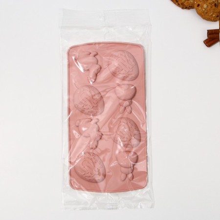 Silicone form for baking "Bunny", 10.6 x 20.7 cm.-4