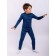 Thermal underwear for a boy, height 122 cm, blue color