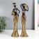 Souvenir Polystone "African with a jug in the patterned outfit" mix 7.3x5x29 cm