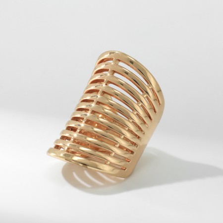 Ring Metal "Trend" spring, color gold, size 17-1