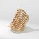 Ring Metal "Trend" spring, color gold, size 17