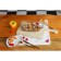 Form made of heat -resistant glass for baking and baking rectangular shade "Cupcake", 1.5 l, 27 × 14 × 7 cm
