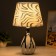Julie table lamp E14 40W white silver 22x22x37cm Risalux