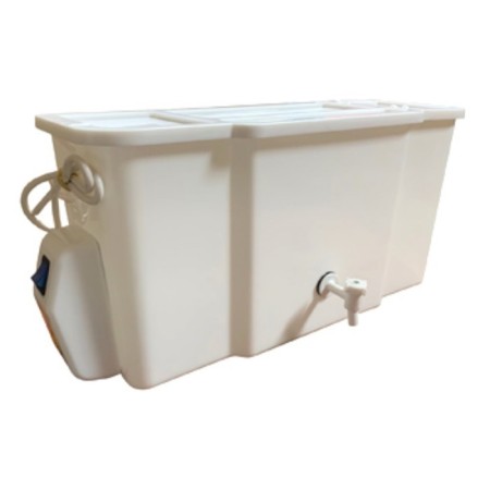 Wall -mounted tank "Aquarius", with AVN, plastic tank, 15 l, white-1