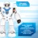 Gravitone robot, light, sound, shoots, batteries, Russian voice acting, blue