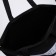 Bag Schoper cats on a zipper, without lining, black color