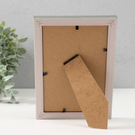 Photo frame plastic 10x15 cm "Tree with golden border" 12x17 cm-4