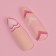 Pavers "Grace", 12 pcs, with adhesive plates, ballerina shape, beige/pink color
