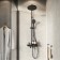 Shower system IDDIS SPAHOME SPABLBTI06, spa effect, tropical shower, shower set, black 98158