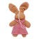 Soft toy "Bunny in a sundress", on a suspension, color mix